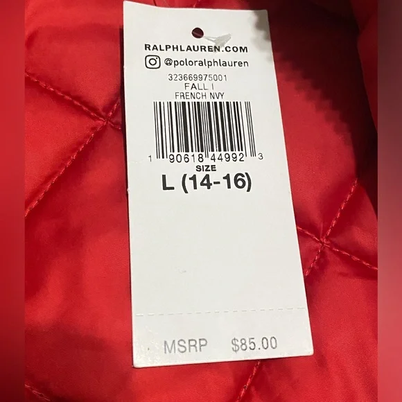 Polo Ralph Lauren Boys Puffer Vest